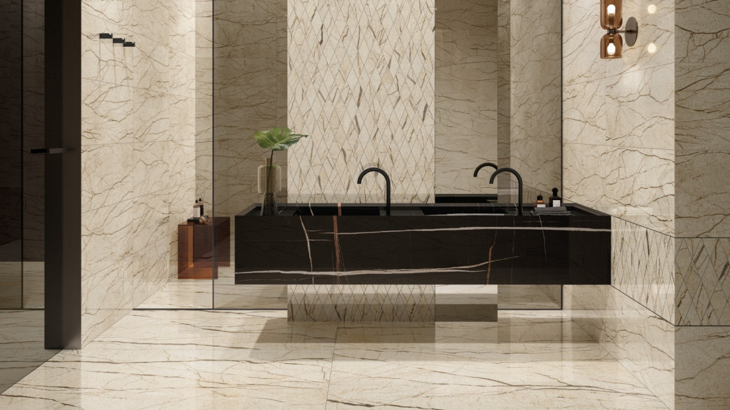 Italon Charme Deluxe Arabescato White 120x278 Suite