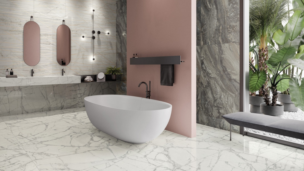 Italon Charme Deluxe Arabescato White 120x278 Suite