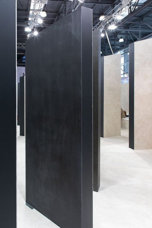 Laminam Rigato Graphite 3.5 Mm 100x300