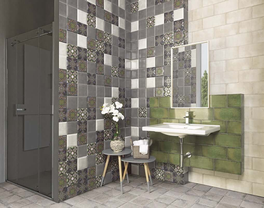 Mainzu Hd Effects Decor Nilo Green 15x15