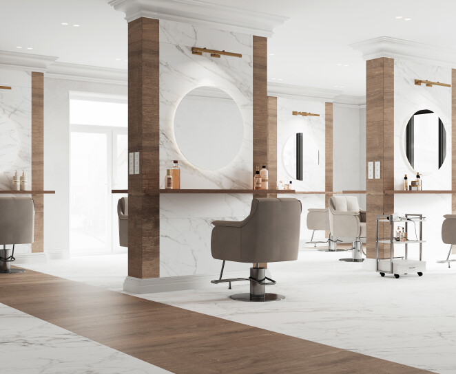 Laparet Techno Calacatta Bianco PRO Керамогранит белый 60х120