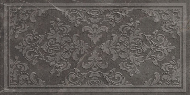 Italon Charme Evo Antracite Inserto Broccato 30x60