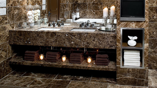 Venezia Stone EXTRA Мрамор Dark Emperador Extra 20Mm
