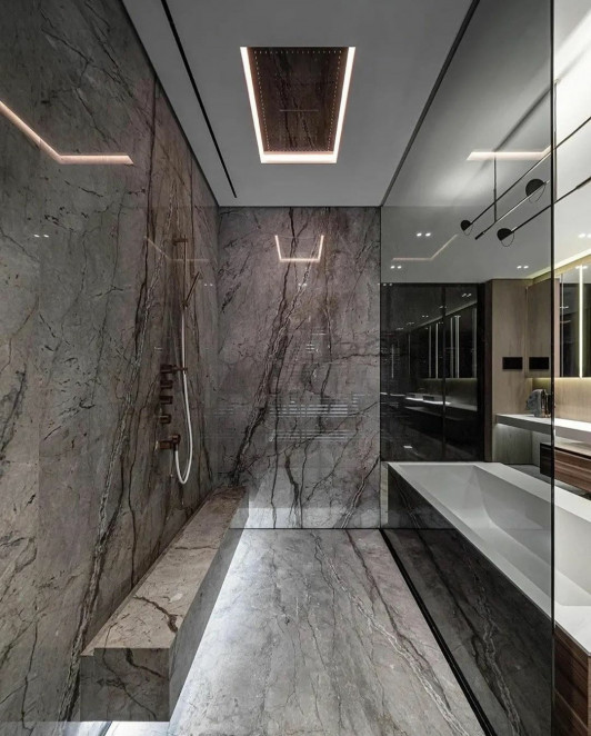 Venezia Stone Мрамор Silver Roots Honed 20Mm