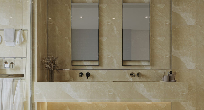 Venezia Stone Мрамор Burdur Beige 30Mm