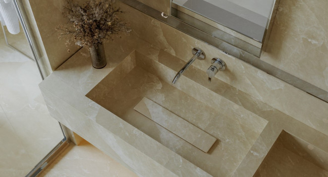 Venezia Stone Мрамор Burdur Beige 30Mm