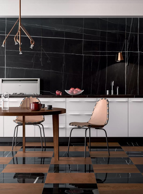 Venezia Stone Мрамор Sahara Noir 18Mm