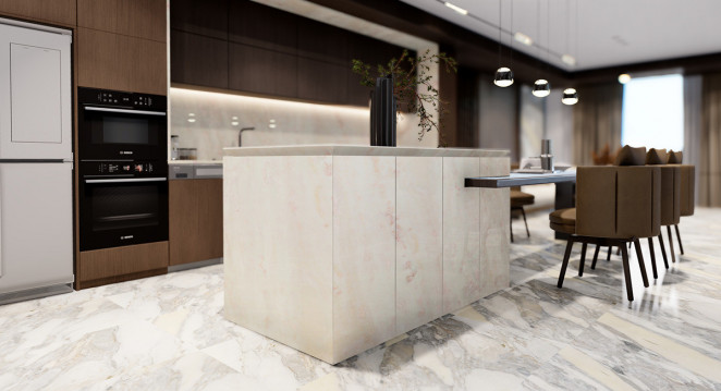 Venezia Stone Мрамор Rosa Namibia 20Mm
