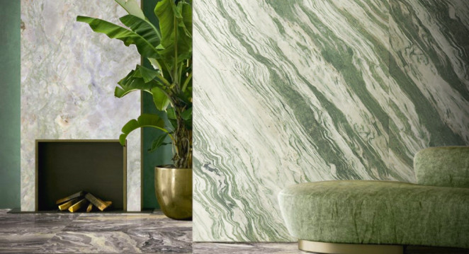 Venezia Stone Мрамор Green Pink Onyx 20Mm