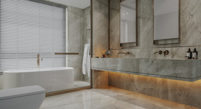 Venezia Stone Мрамор Fior Di Bosco Турецкий Leather 30Mm