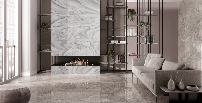 Venezia Stone Мрамор Avalanche Bruno 20Mm