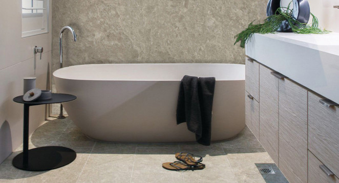 Venezia Stone Мрамор Delicato Grey Leather 20Mm