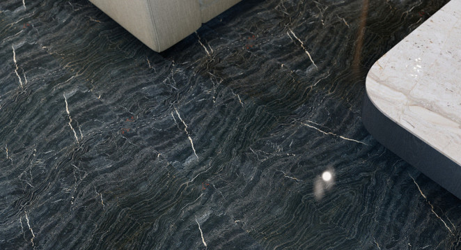 Venezia Stone Мрамор Fusion Black Leather 20Mm