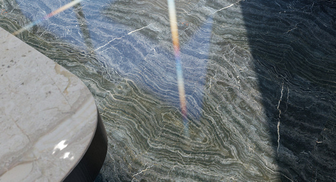 Venezia Stone Мрамор Fusion Black Leather 20Mm