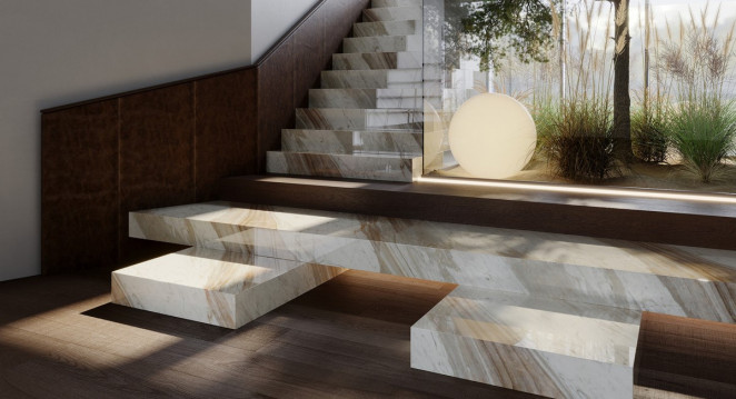 Venezia Stone Мрамор Ajax Gold 20Mm