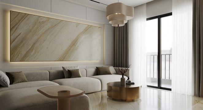 Venezia Stone Мрамор Ajax Gold 20Mm