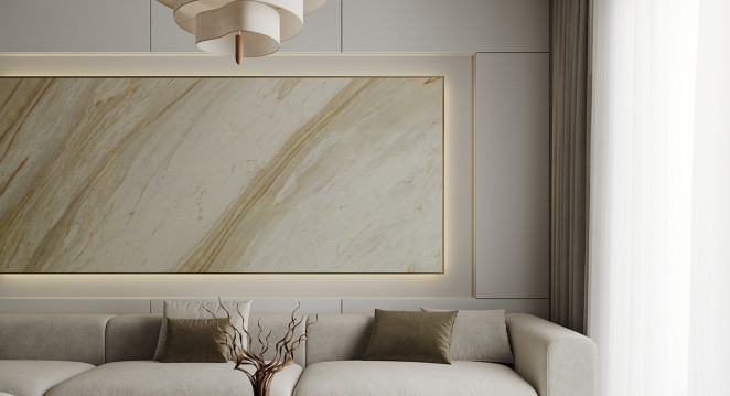 Venezia Stone Мрамор Ajax Gold 20Mm