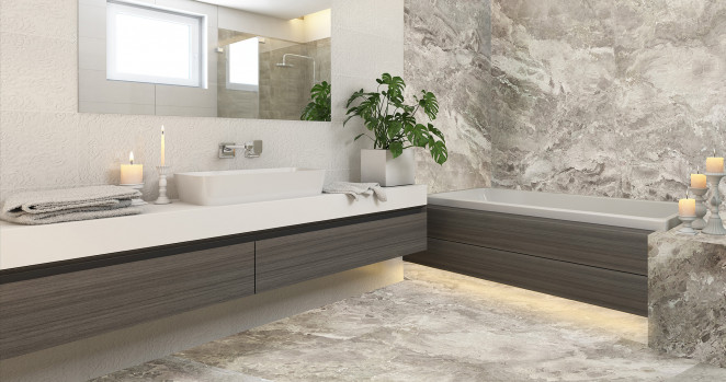 Venezia Stone Мрамор Luxury Brown Light 30Mm