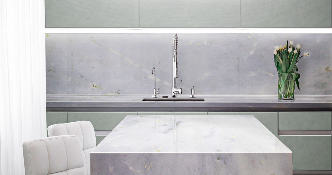 Venezia Stone Мрамор Azul Cielo 20Mm