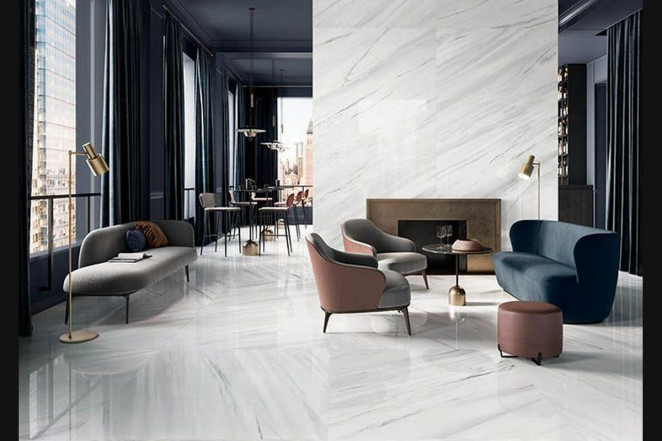 Venezia Stone Мрамор Bianco Lasa Elegante 20Mm