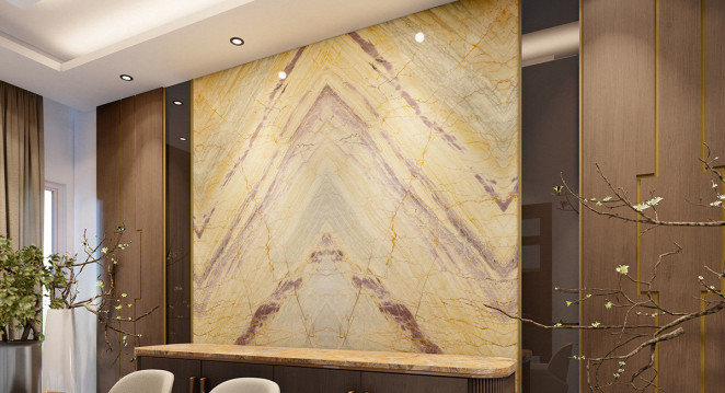 Venezia Stone Мрамор Giallo Unico 20Mm