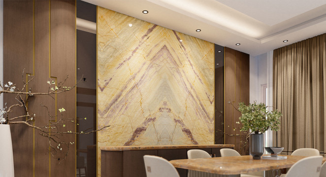 Venezia Stone Мрамор Giallo Unico 20Mm