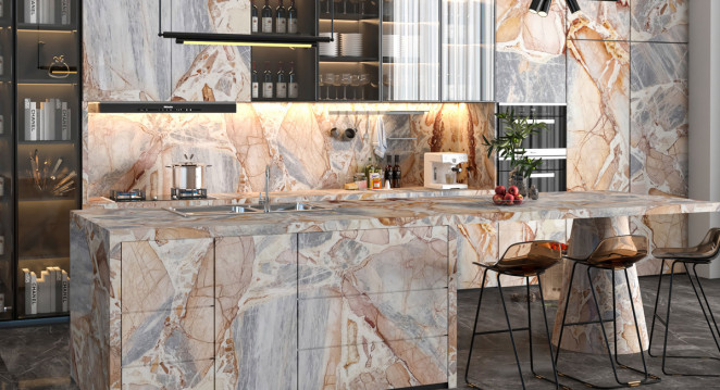 Venezia Stone Мрамор Breccia Cielo 20Mm