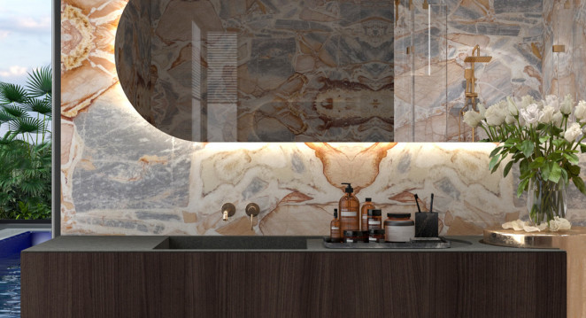 Venezia Stone Мрамор Breccia Cielo 20Mm