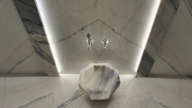 Venezia Stone Мрамор Fusion White 20Mm