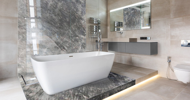Venezia Stone Мрамор Rainfall Grey 20Mm