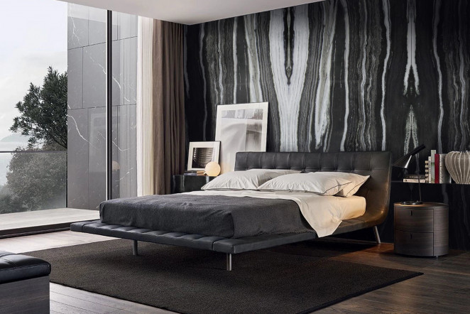 Venezia Stone Мрамор Panda Black 20Mm