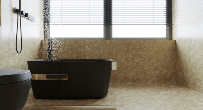 Venezia Stone Мрамор Shells Reef Beige Leather 20Mm