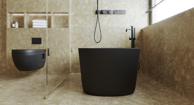 Venezia Stone Мрамор Shells Reef Beige Leather 20Mm