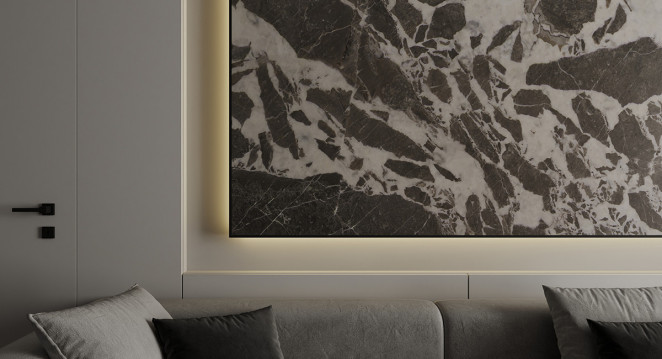 Venezia Stone Мрамор Pandora Grey 18Mm