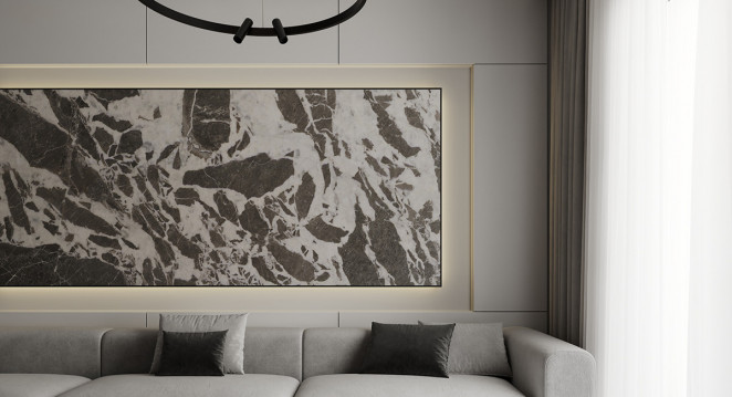 Venezia Stone Мрамор Pandora Grey 18Mm