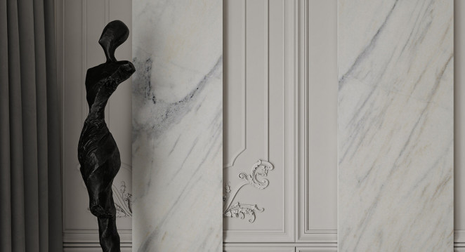 Venezia Stone Мрамор Covelano Silver 20Mm