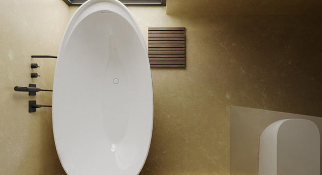 Venezia Stone Мрамор Imperial Cream Honed 20Mm