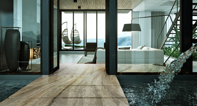 Venezia Stone Мрамор Mocaccino Honed 20Mm