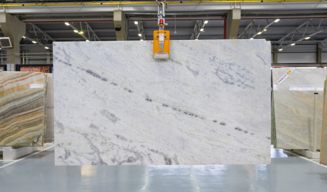 Venezia Stone Мрамор Thunder White Stugged 20Mm