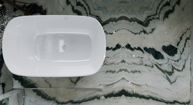 Venezia Stone Мрамор Panda White 20Mm