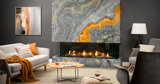 Venezia Stone VEIN CUT Onice Ocean Vein Cut 20Mm