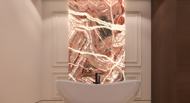 Venezia Stone Onice Red Spider 18Mm
