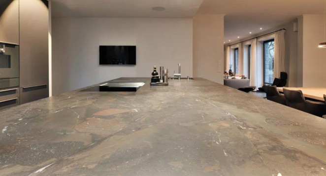 Venezia Stone Кварцит Breccia Imperiale Leather 20Mm