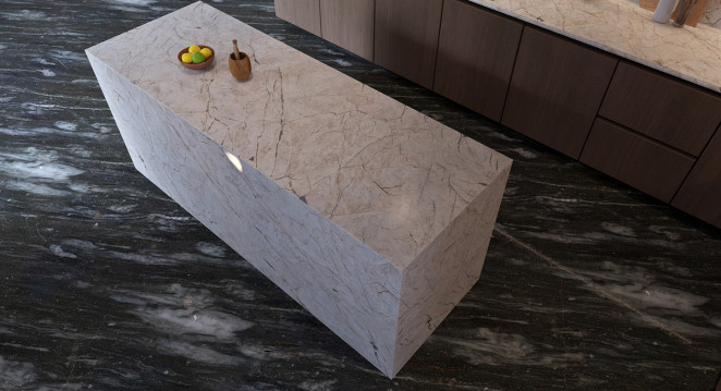 Venezia Stone Кварцит Atlantic White 20Mm
