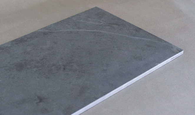 Venezia Stone Сланец Brazil Pure Black Natural Cut 600X300 12Mm