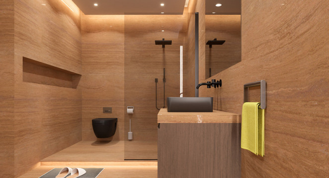 Venezia Stone Травертин Travertine Noche 20Mm