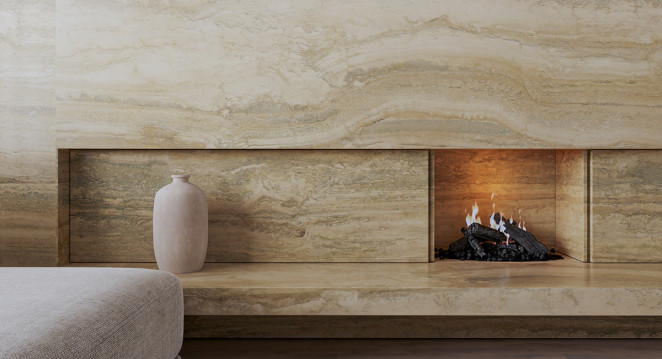 Venezia Stone Травертин Travertine Silver Romano Заполненный Honed 20Mm