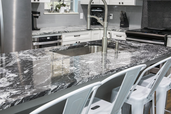 Venezia Stone Гранит Paradiso Marquina Полоса 20Mm