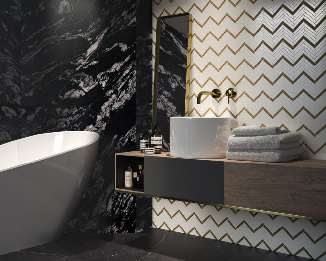 Venezia Stone Гранит Titanium Nord Полоса 30Mm