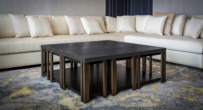 Venezia Stone Гранит Vizag Blue Leather И Полировка Двусторонняя 30Mm